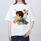 この世の終わりみてぇな浅葱共のグッズ持ち寄り集会場。のSoRey round Oversized T-Shirt