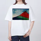 寿めでたや(ukiyoe)の浮世絵：葛飾北斎_冨嶽三十六景　凱風快晴 オーバーサイズTシャツ