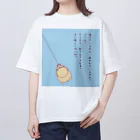 ニャンモグラフィのもんも オーバーサイズTシャツ