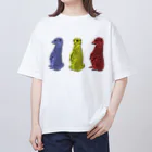 昆布しょうゆのMeerkat 3 オーバーサイズTシャツ