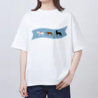 めぐセンセ（馬）のおうまのさんぽ Summer Oversized T-Shirt