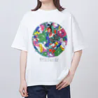 金魚たちの夏祭り👘🎋🎇の金魚たちの夏祭り 2022カラーモデル Oversized T-Shirt