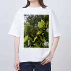 海の武士(かいすぃー)マーケットの緑感じるシャツ"Green Power" オーバーサイズTシャツ