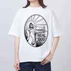 『NG （Niche・Gate）』ニッチゲート-- IN SUZURIのREAL GOD2H.T.(黒文字) オーバーサイズTシャツ