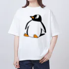 PGcafe-ペンギンカフェ-のジェンツーペンギンくん Oversized T-Shirt