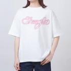 週刊少年ライジングサンズのShoogle(シューグル) Pink Line オーバーサイズTシャツ