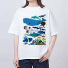 みなとまち層の小笠原の海洋生物(背景なし) Oversized T-Shirt