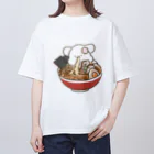 モフのラーメンモフ オーバーサイズTシャツ