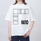 tenTenのRatio 比率模様 オーバーサイズTシャツ