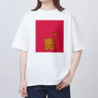 あらすかのヒョウのベビー オーバーサイズTシャツ