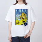 Saza-nami Antique designのイエローブリックロード Oversized T-Shirt