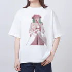 _mielpapillon_のお茶会 オーバーサイズTシャツ