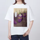 ぱんきちあんこ🍤のなすすべなす。 オーバーサイズTシャツ