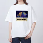 もふちゃんのUtyuねこ オーバーサイズTシャツ