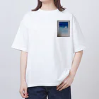 キャンバスアート_ショップの蒼空と青空 Oversized T-Shirt