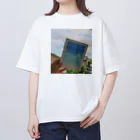 キャンバスアート_ショップの青空と蒼空と オーバーサイズTシャツ