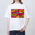 フォーヴァのコミックPINK Oversized T-Shirt