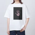 muffin_de_suの手 Oversized T-Shirt