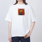 書道家スミノシンのドットお地蔵さん Oversized T-Shirt