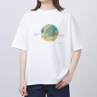 natoronのTHE FISH ARE JUST DRIFTING AROUND ME Oversized T-Shirt