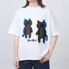 Edna_Rueのちょっとチカチカするえどねこ Oversized T-Shirt