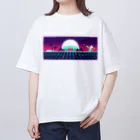 いちぼ君のお店のICHIBO-SynthWave オーバーサイズTシャツ