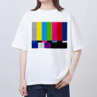 ユメデマデのカラーバー Oversized T-Shirt