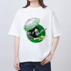 d360の何でも屋の雨タイヤくん オーバーサイズTシャツ