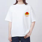 めいめいのお食事処のNO OMURAISU NO LIFE オーバーサイズTシャツ