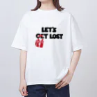 R.MuttのLet's Get Lost オーバーサイズTシャツ