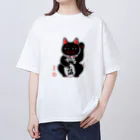 SUNSET STUDIOの縁起物　招き猫 オーバーサイズTシャツ