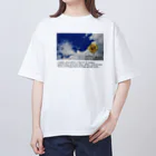 yuu all rightの〝空とひまわり〟向日葵 Oversized T-Shirt