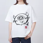 夜白魔メア🌕🥛Vtuberの生贄さん Oversized T-Shirt