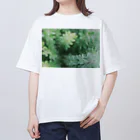 TATTUの花壇の植物 オーバーサイズTシャツ