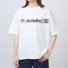 山田たかをプロのT.KoshikaロゴTシャツ Oversized T-Shirt