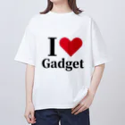 harusaraショップのI LOVE ガジェットグッズ オーバーサイズTシャツ