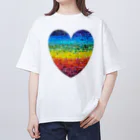 nissyheartのマルカツハート Oversized T-Shirt