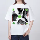 AngelRabbitsのDWARF BUNNY HARE RABBIT Oversized T-Shirt