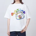 絵描き箱のあいらぶこぺん オーバーサイズTシャツ