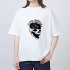 knowledgeのSkeleton Brain item Oversized T-Shirt