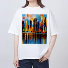 okada_labのCITYSCAPE Oversized T-Shirt