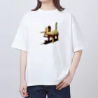 マスクマンの彩色一角双耳獣 Oversized T-Shirt