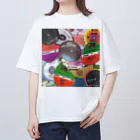 FEEL_THE_GROOVEのレーベルIII オーバーサイズTシャツ