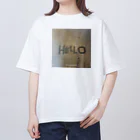 kazenoiroのHELLO！ オーバーサイズTシャツ