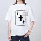 das_Ende(ダスエンデ)のクロスのエース オーバーサイズTシャツ