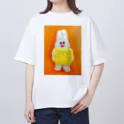 HARUNA AOKIのしゃぼんぼん・たまごニット オーバーサイズTシャツ