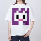 bbb ozika dddのusachan?(rabbit✖️purple) オーバーサイズTシャツ