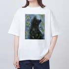 irosocagoodsのくろねこ Oversized T-Shirt