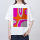 yumのオレンジピンク Oversized T-Shirt