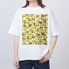 おいもぱーてぃの迷彩2022秋イエベもんじろう Oversized T-Shirt